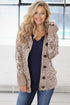Long Sleeve Button-Up Hooded Cardigans